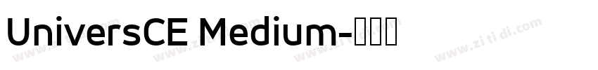 UniversCE Medium字体转换